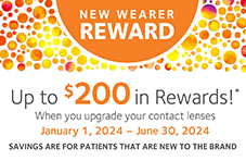 NEW WEARER REWARD Up to $200 in Rewards!* When you upgrade your contact lenses January 1, 2024 - June 30, 2024 Scan the QR code or go to CopperVisionPromotions.com and enter Offer Code: NWKP-1H24. Savings are for patients that are new to the brand Clariti® 1 day brand: 6-month supply $100 reward on (4) 90-packs or (12) 30-packs. Annual supply $200 reward on (8) 90-packs or (24) 30-packs. 1) Complete the online claim form at CooperVisionPromotions.com. You will be required to upload images of the required documents via either mobile device or computer and have a valid and accessible email address. 2) You will receive a confirmation email from CooperVisionPromos@360incentives.com 3) Once your claim has been reviewed and approved, you will receive an email from Notification@CooperVisionDigitalRewards.com with the details on how to redeem your physical or virtual CooperVision Prepaid Mastercard. Submissions must be made within 60 days of purchase. Internet retailer purchases are not eligible. Purchase dates 01/01/2024 - 06/30/2024. Offer Code: NWKP-1H24 Questions? Visit us at CooperVisionPromotions.com and click 'HelpCenter' or call 1-877-875-6043.